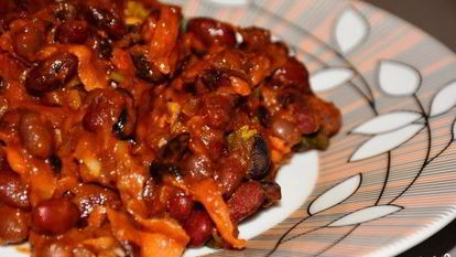 Рецепт Фасоли красной тушеной