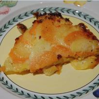 Рецепт Гратен из двух видов картофеля