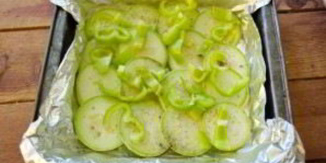 Рецепт кабачков с лисичками в духовке