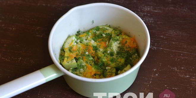 Рецепт кабачков тушеных