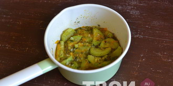 Рецепт кабачков тушеных