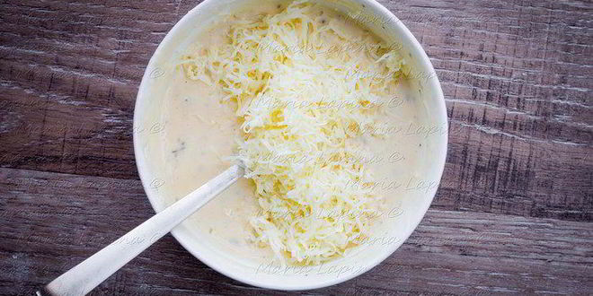 Рецепт кабачков в йогуртовом кляре с сыром