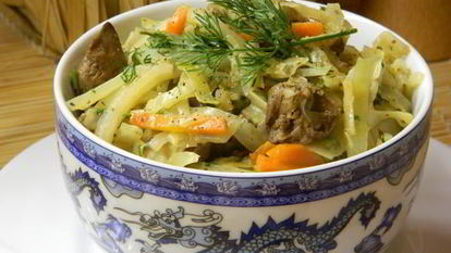 Рецепт Капусты с печенью и сыром