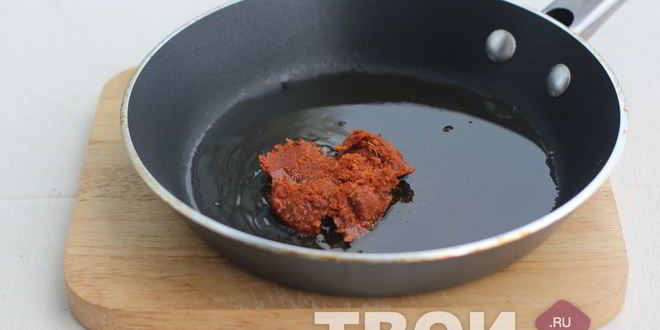 Рецепт карри с рыбой и фасолью