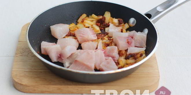 Рецепт карри с рыбой и фасолью