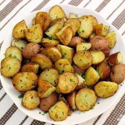 Рецепт Картофеля, запеченного в духовке с зеленью