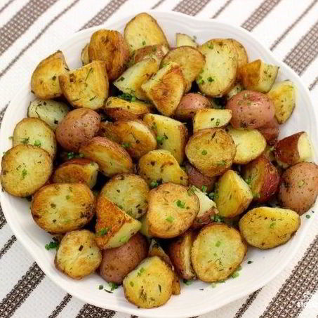 Рецепт Картофеля, запеченного в духовке с зеленью