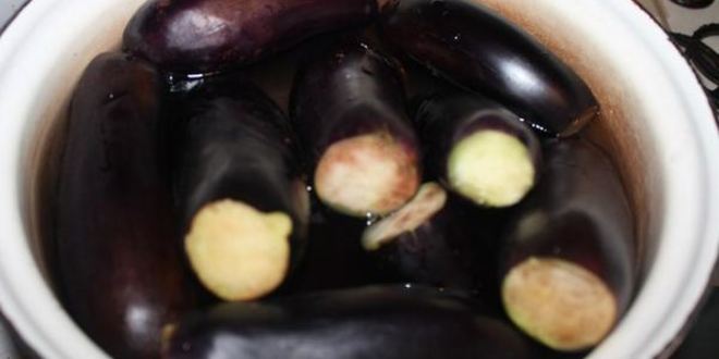 Рецепт квашеных фаршированных баклажанов