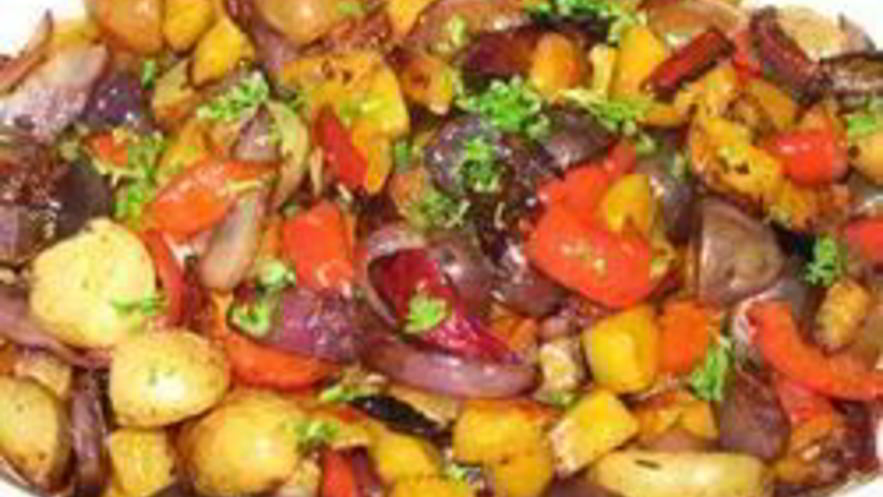 Рецепт овощей в духовке