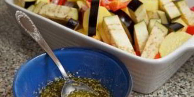 Рецепт овощей, запеченных в духовке