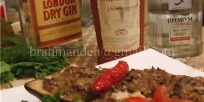 Рецепт печеных овощей, фаршированных курицей с соусом бешамель и грибами