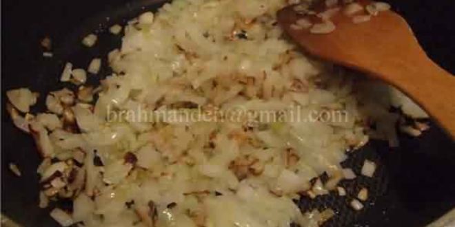 Рецепт печеных овощей, фаршированных курицей с соусом бешамель и грибами