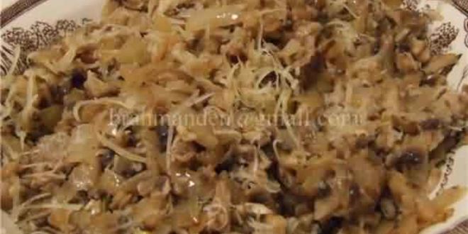 Рецепт печеных овощей, фаршированных курицей с соусом бешамель и грибами