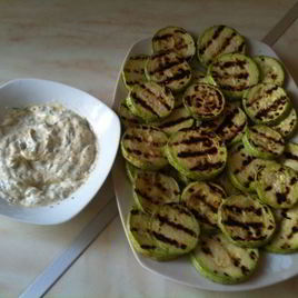 Рецепт Скоростных кабачков гриль