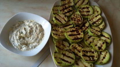 Рецепт Скоростных кабачков гриль