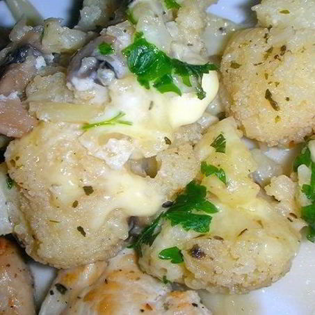 Рецепт Цветной капусты с шампиньонами