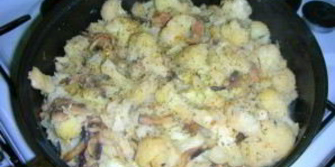 Рецепт цветной капусты с шампиньонами