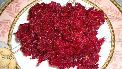 Рецепт Тушеной свеклы с морковью