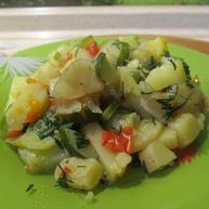 Рецепт Тушеных кабачков с картошкой