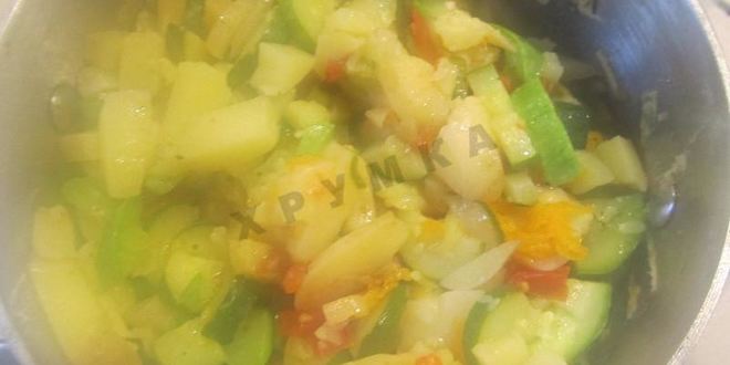 Рецепт тушеных кабачков с картошкой