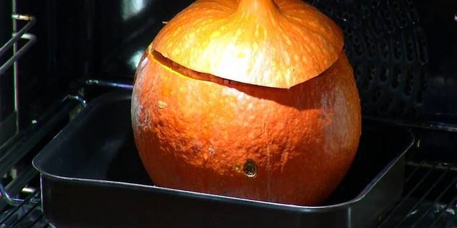 Рецепт тыквы, фаршированной рисом и сухофруктами