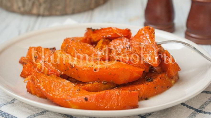Рецепт запеченной пряной тыквы