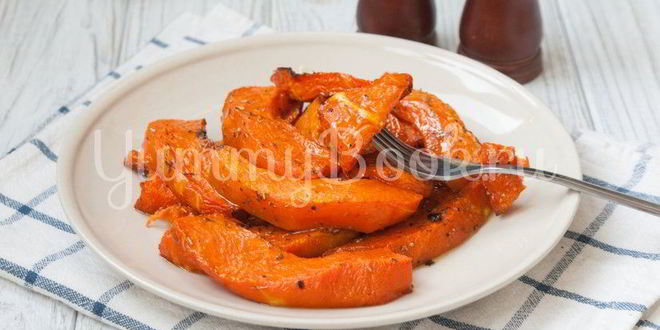 Рецепт запеченной пряной тыквы