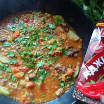 Рецепт Дала из красной чечевицы с куриной печенью