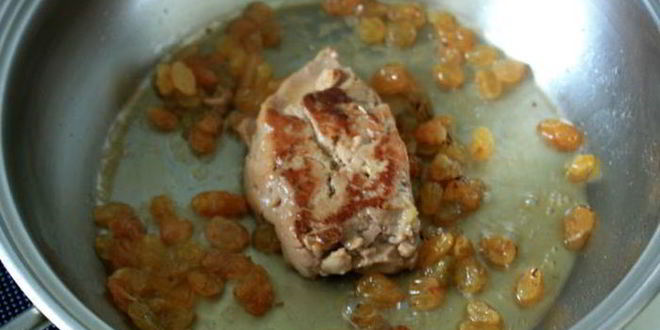 Рецепт фламбированной печени трески