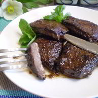 Рецепт Говяжьей печени жареной