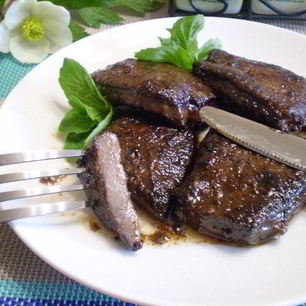 Рецепт Говяжьей печени жареной