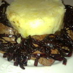 Рецепт Куриной печени с луком бальзамико