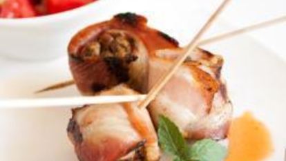 Рецепт Куриной печени в беконе