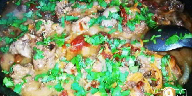 Рецепт куриной печени в белом вине