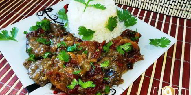 Рецепт куриной печени в белом вине