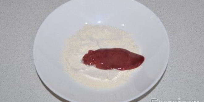 Рецепт куриной печенки с грибами и белым вином