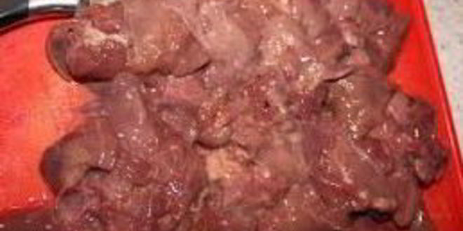 Рецепт печени говяжья тушеная с грибами