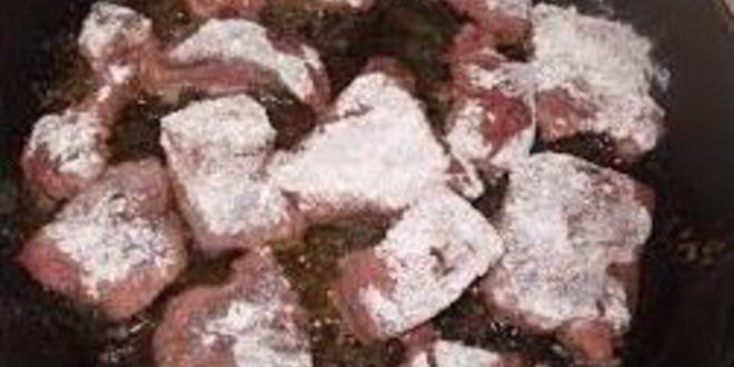 Рецепт печени говяжья тушеная с грибами