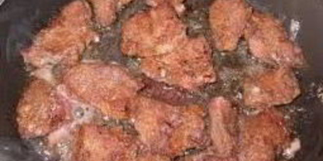 Рецепт печени говяжья тушеная с грибами