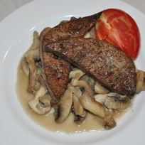 Рецепт Печени с грибами