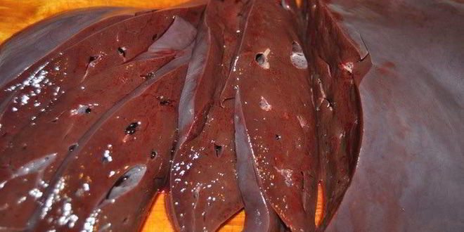 Рецепт печени с грибами