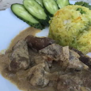 Рецепт Печени, тушенной в сметане