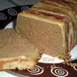 Рецепт Телячьей печени, запеченной с беконом