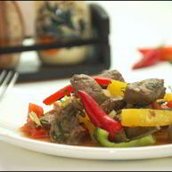 Рецепт Тушеной печени с овощами