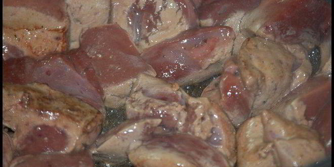 Рецепт тушеной печени с овощами