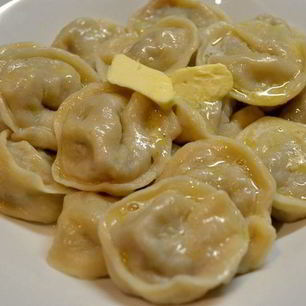 Рецепт Готовима пельмени с капустой