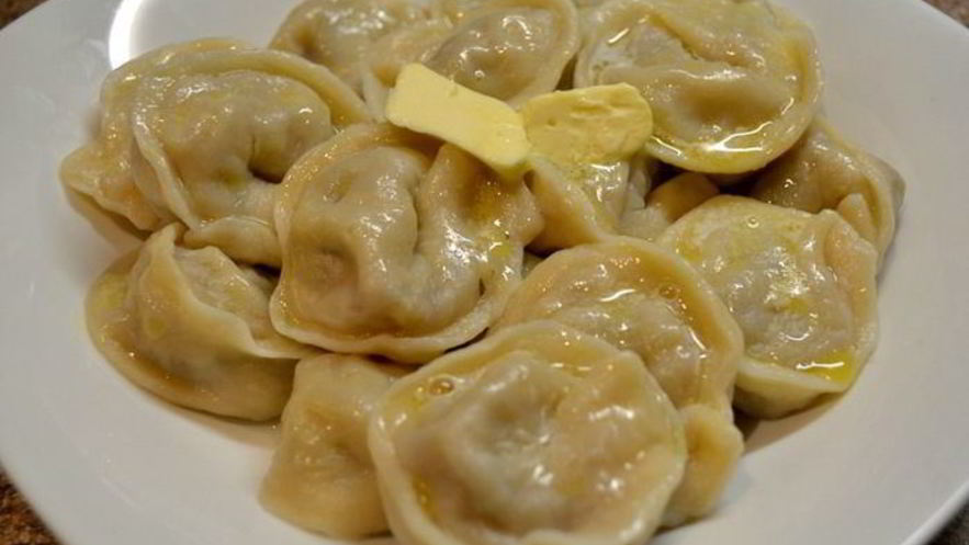 Рецепт готовима пельмени с капустой