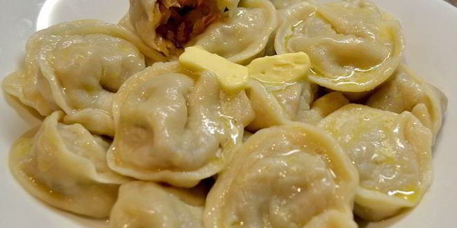 Рецепт готовима пельмени с капустой