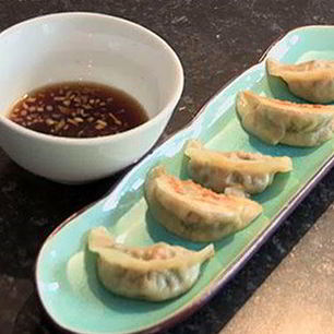 Рецепт Китайских пельменей с креветками и овощами