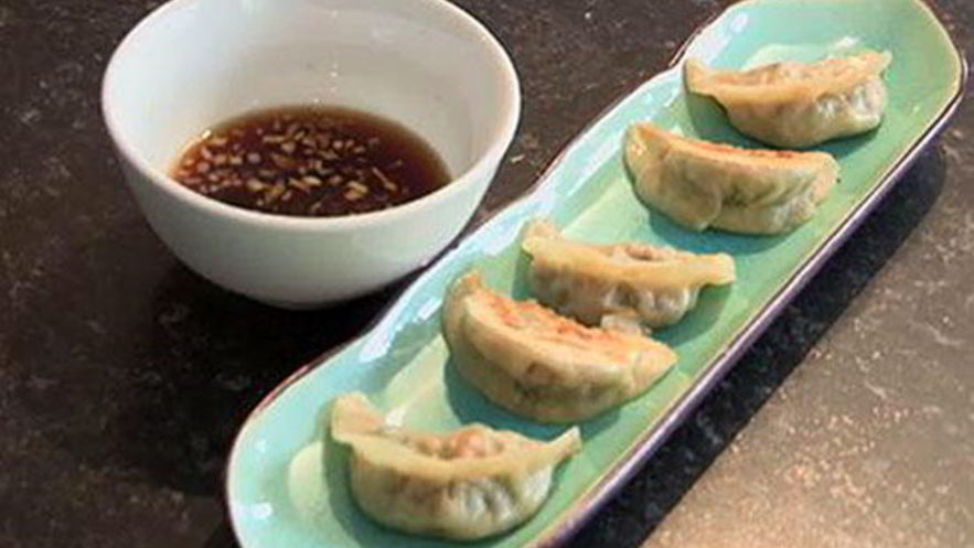 Рецепт китайских пельменей с креветками и овощами